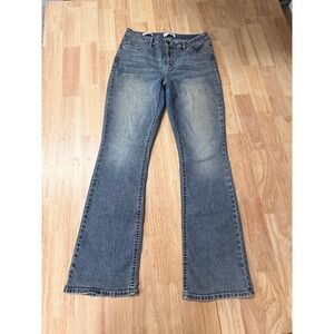 YMI Jeans Womens 11/30 Premium Stitch Bootcut Medium Wash Embroidered Pockets